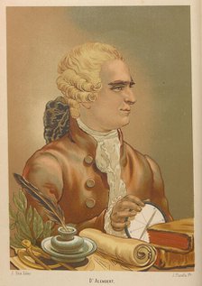 Portrait of Jean le Rond D'Alembert (1717-1783), 1879. Creator: Planella y Rodríguez, Juan (1849-1910).