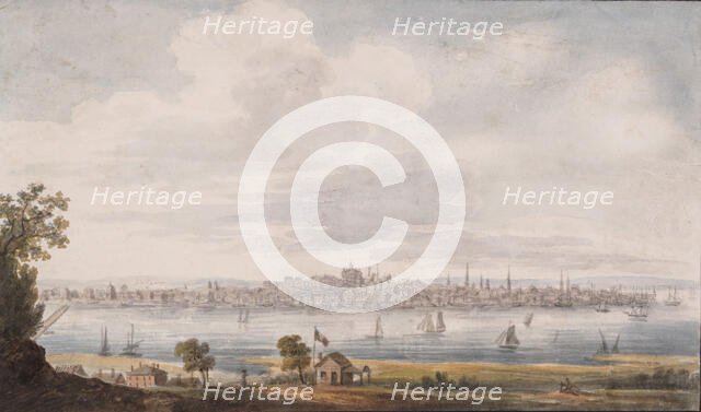 Albany, New York, 1811-ca. 1813. Creator: Pavel Petrovic Svin'in.