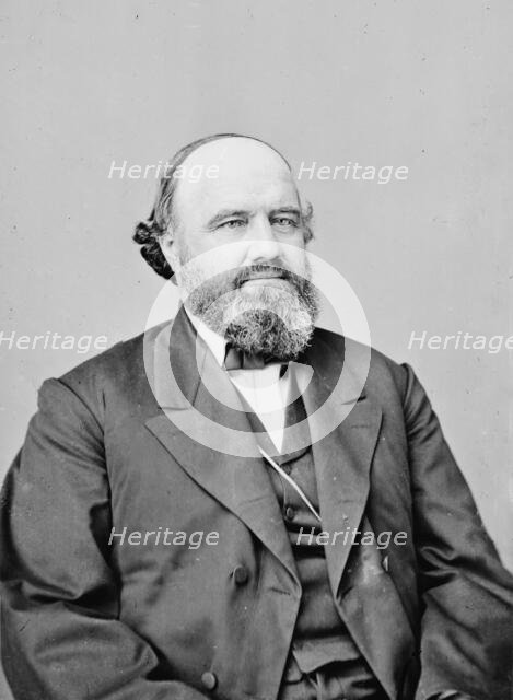 Samuel C. Pomeroy of Kansas, between 1855 and 1865. Creator: Unknown.