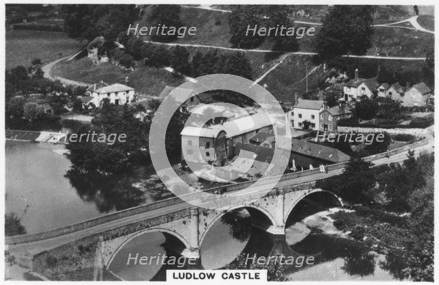 Ludlow Castle, 1936. Artist: Unknown