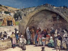 'The Fountain of the Virgin at Nazareth', 1902. Creator: John Fulleylove.