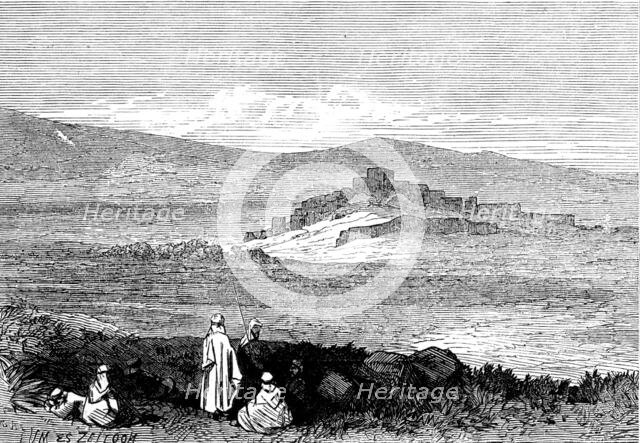 The Giant Cities of Bashan - Um es Zeitoon, 1873. Creator: Unknown.