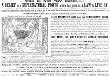 Advertisement for Eno's 'Fruit Salt', 1898. Creator: Unknown.