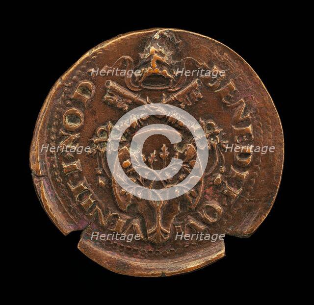 Shield with the Arms of Della Rovere [reverse], 1507. Creator: Unknown.