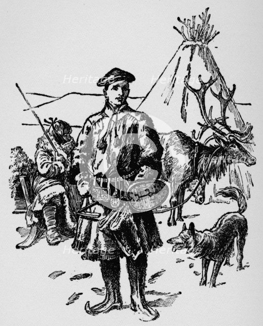 'Linaeus in Lapland Dress', c1918. Artist: Unknown.