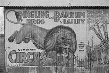 Circus poster, Alabama, 1936. Creator: Walker Evans.