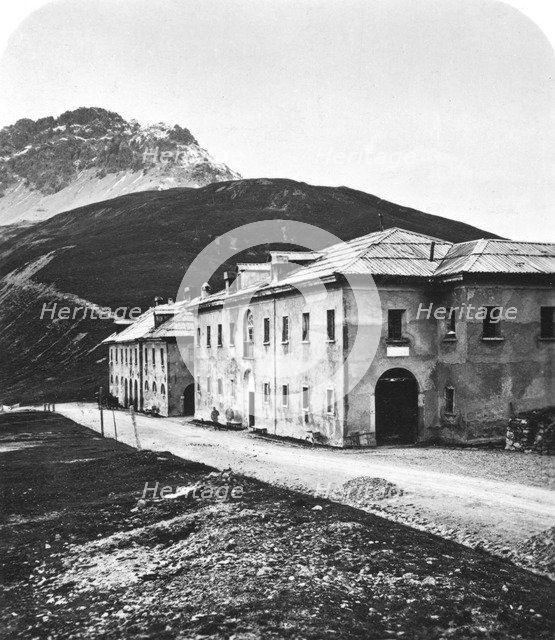 Santa Maria, on the Umbrail mountain pass, Tyrol, c1900s.Artist: Wurthle & Sons
