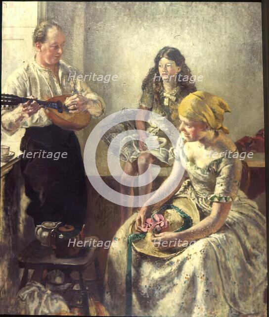 The Strolling Players, 1912 - 1913. Creator: Henry Tonks.