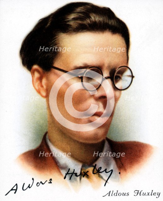 Aldous Leonard Huxley (1894-1963), English essayist and novelist, 1927. Artist: Unknown
