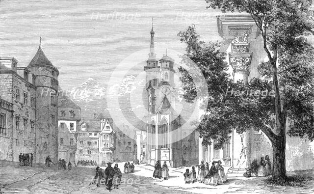 'Place of the old Chateau in Stuttgard; From Alsace to the Hartz', 1975. Creator: Unknown.