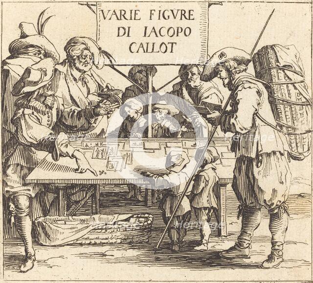 Frontispiece for "Varie Figure", c. 1621. Creator: Jacques Callot.
