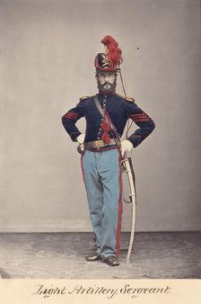 Light Artillery, Sergeant, 1866. Creator: Oliver H. Willard.