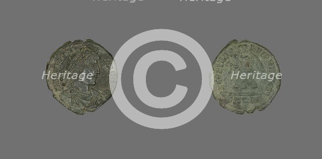 Coin Portraying Emperor Valens, 364-378. Creator: Unknown.