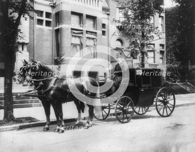 Hearst home, 1400 N.H. Ave., NW, Washington, D.C., 1900?. Creator: Frances Benjamin Johnston.