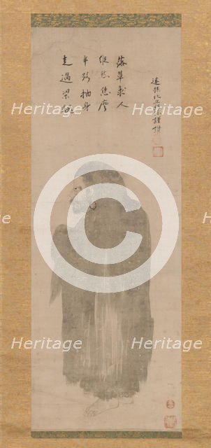 Bodhidharma, late 16th-early 17th century. Creator: Unkoku Togan.