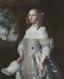 Jeanne Parmentier, 1634-1710, married De Geer, 1656. Creator: Bartholomeus van der Helst.