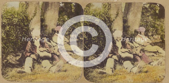 The Dinner Hour., 1857-1859. Creator: William Morris Grundy.