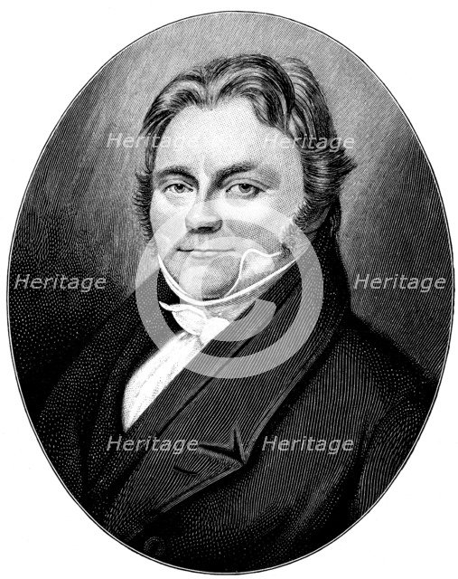 Jöns Jakob Berzelius, Swedish chemist, 1830s.  Artist: Anon