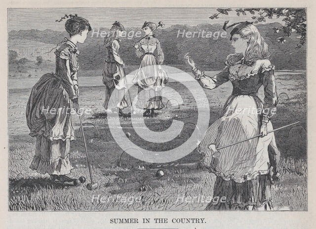 Summer in the Country (Appleton's Journal, Vol. I), July 10, 1869. Creator: John Karst.