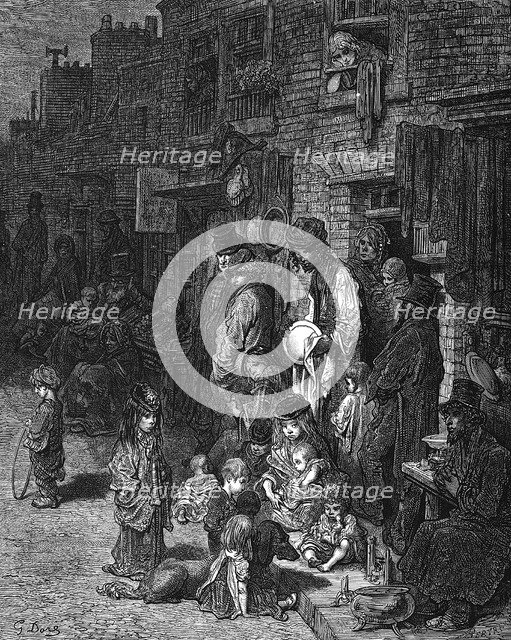 'Wentworth Street, Whitechapel', London, 1872. Artist: Unknown