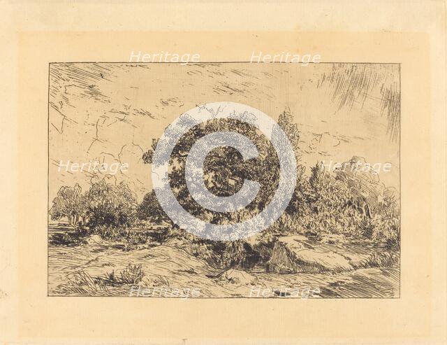 Vue du Plateau de Bellecroix, 1848-1849. Creator: Theodore Rousseau.