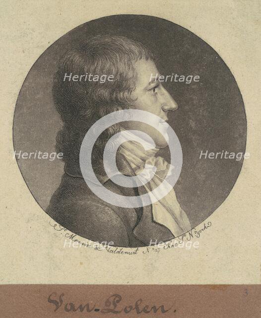 Van Polen, 1796-1797. Creator: Charles Balthazar Julien Févret de Saint-Mémin.