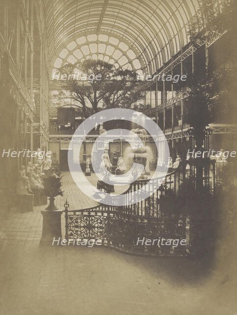 View of Transept, Looking South, 1851. Creator: Hugh Owen.