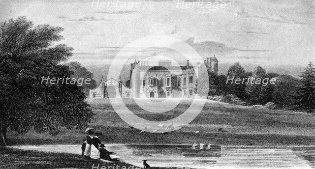 Madingley Hall, Madingley, Cambridgeshire, 19th century (1912). Artist: Unknown