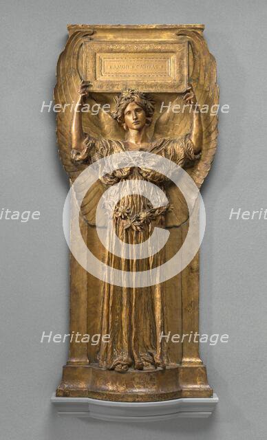 Amor Caritas, model 1880-1898, cast by 1905. Creator: Augustus Saint-Gaudens.