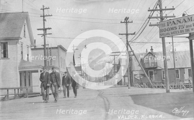Street scene, between c1906 and c1915. Creator: Unknown.