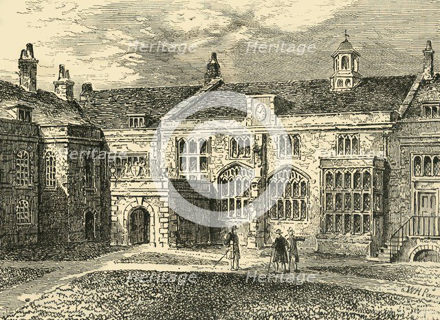 'The Exterior of the Hall, Charterhouse', (c1872). Creator: Unknown.