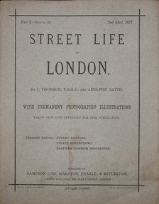 Street Life in London, c. 1875. Creator: John Thomson.