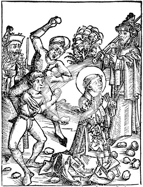 St Stephen, first Christian martyr c36 (1493). Artist: Unknown