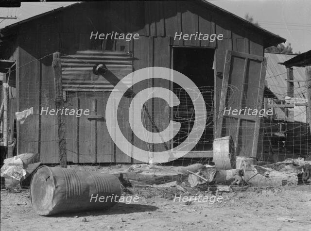 Slums of Brawley, Imperial Valley, California, 1936. Creator: Dorothea Lange.