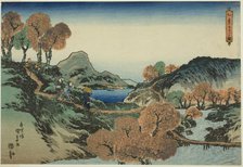 Viewing Maple Trees, 1835. Creator: Utagawa Kunisada.