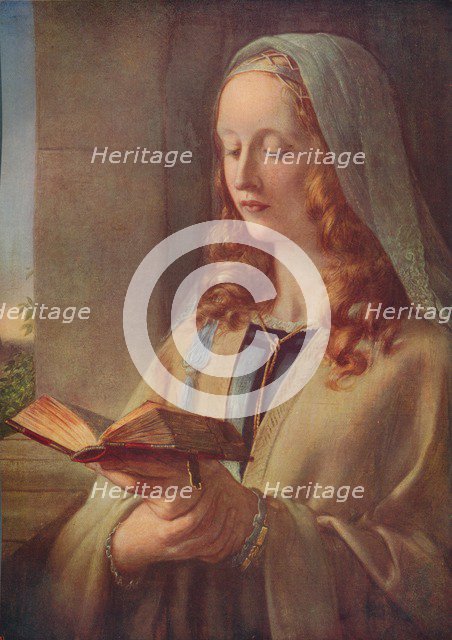 'Maiden Meditation', 1847, (c1915). Artist: Charles West Cope.