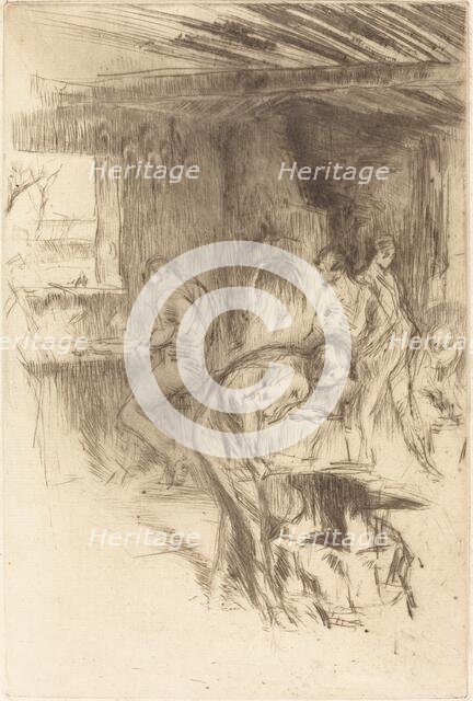 The Little Forge, 1875. Creator: James Abbott McNeill Whistler.