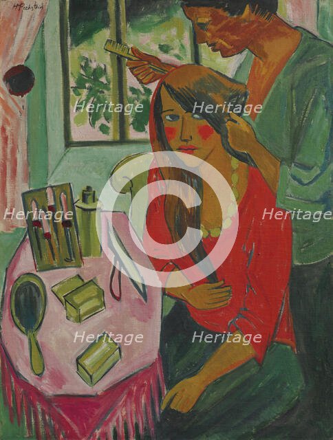 Toilet, 1921. Creator: Pechstein, Hermann Max (1881-1955).