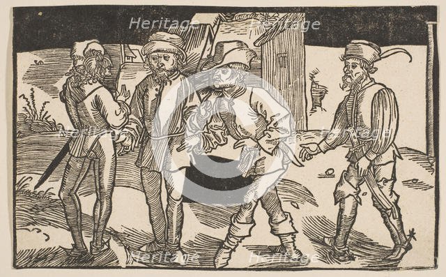 Heauton Timouroumenos, from The Comedies of Terence, 19th century reprint.n.d. Creator: Albrecht Durer.