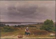 Viev of Lake Fure near Rudersdal, North Sealand, 1833. Creator: CW Eckersberg.