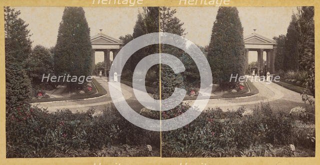 Shaw's Garden. Main Entrance, inside view. St. Louis, Missouri, about 1872-1874. Creator: Boehl & Koenig.