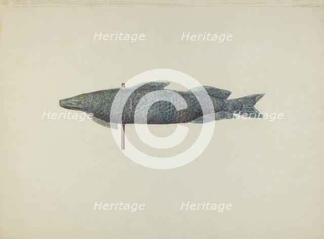 Fish Weather Vane, c. 1940. Creator: Sadie Berman.