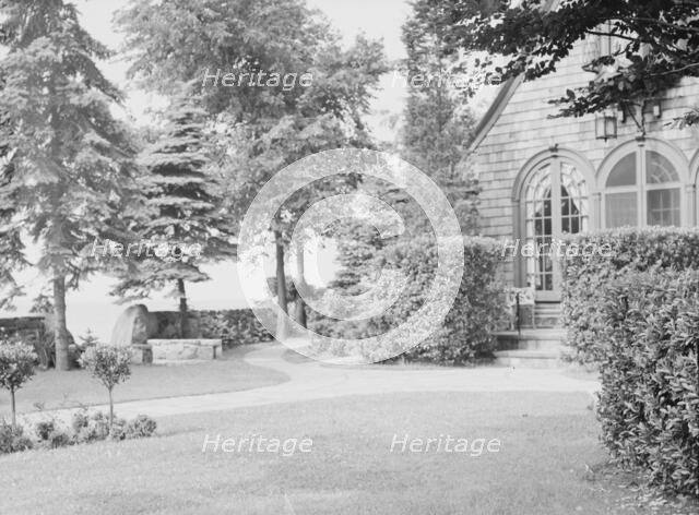 Edge, Charles N., residence and garden, 1933 Creator: Arnold Genthe.