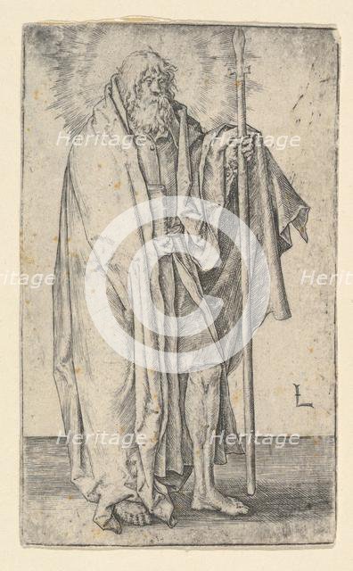 St. Thomas, ca. 1510. Creator: Lucas van Leyden.
