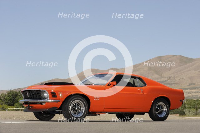 Ford Mustang Boss 429 1970. Artist: Simon Clay.