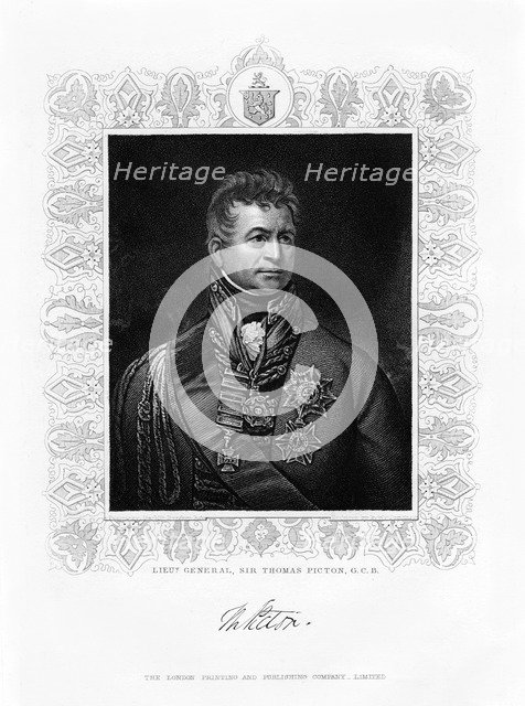 Sir Thomas Picton, British military leader, 19th century. Artist: Unknown