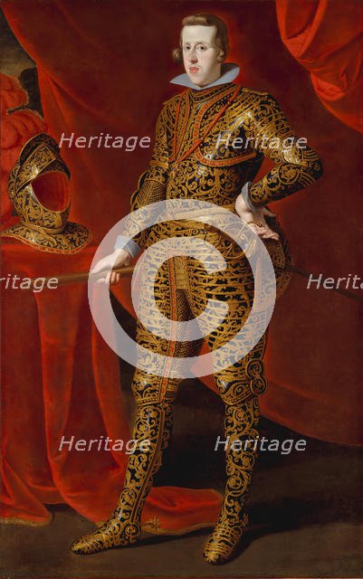 Philip IV (1605-1665) in Parade Armor, ca. 1628. Creator: Gaspar de Crayer.