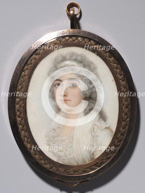 Portrait of a Woman, c. 1795. Creator: Nathaniel Plimer (British, 1757-1822).