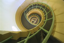 Staircase inside Dungeness lighthouse, Shepway, Kent, 1997. Artist: N Corrie