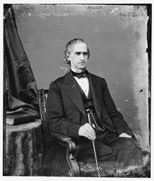 Eli Saulsbury of Delaware, between 1860 and 1875. Creator: Unknown.